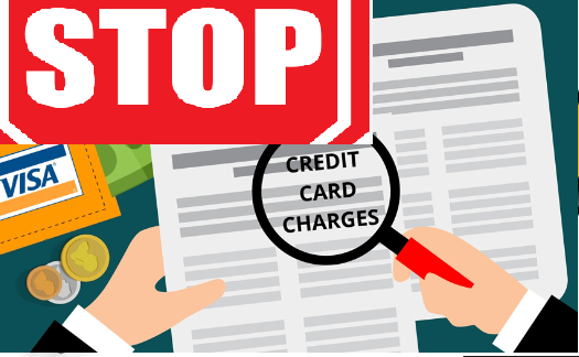 Quick card charge on credit card
