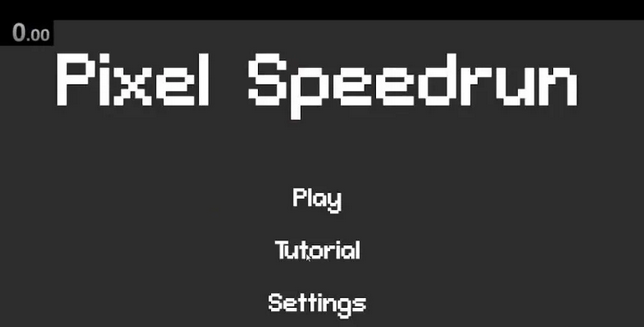 How to play Pixel Speedrun