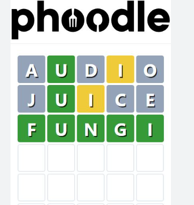 Phoodle: Test Your Food Knowledge