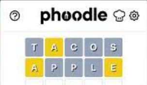 Phoodle: Test Your Food Knowledge, the Wordle Game for Foodies