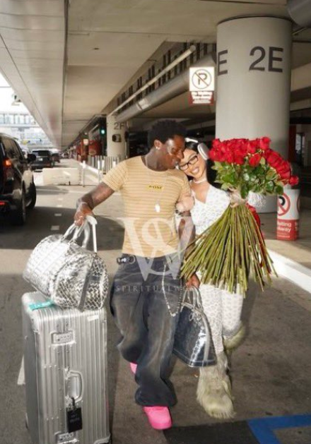 Asake Sparks Reactions as He’s Spotted with India Love in Los Angeles